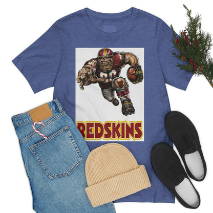 Redskins Football Sports Team Jersey Short Sleeve Tee