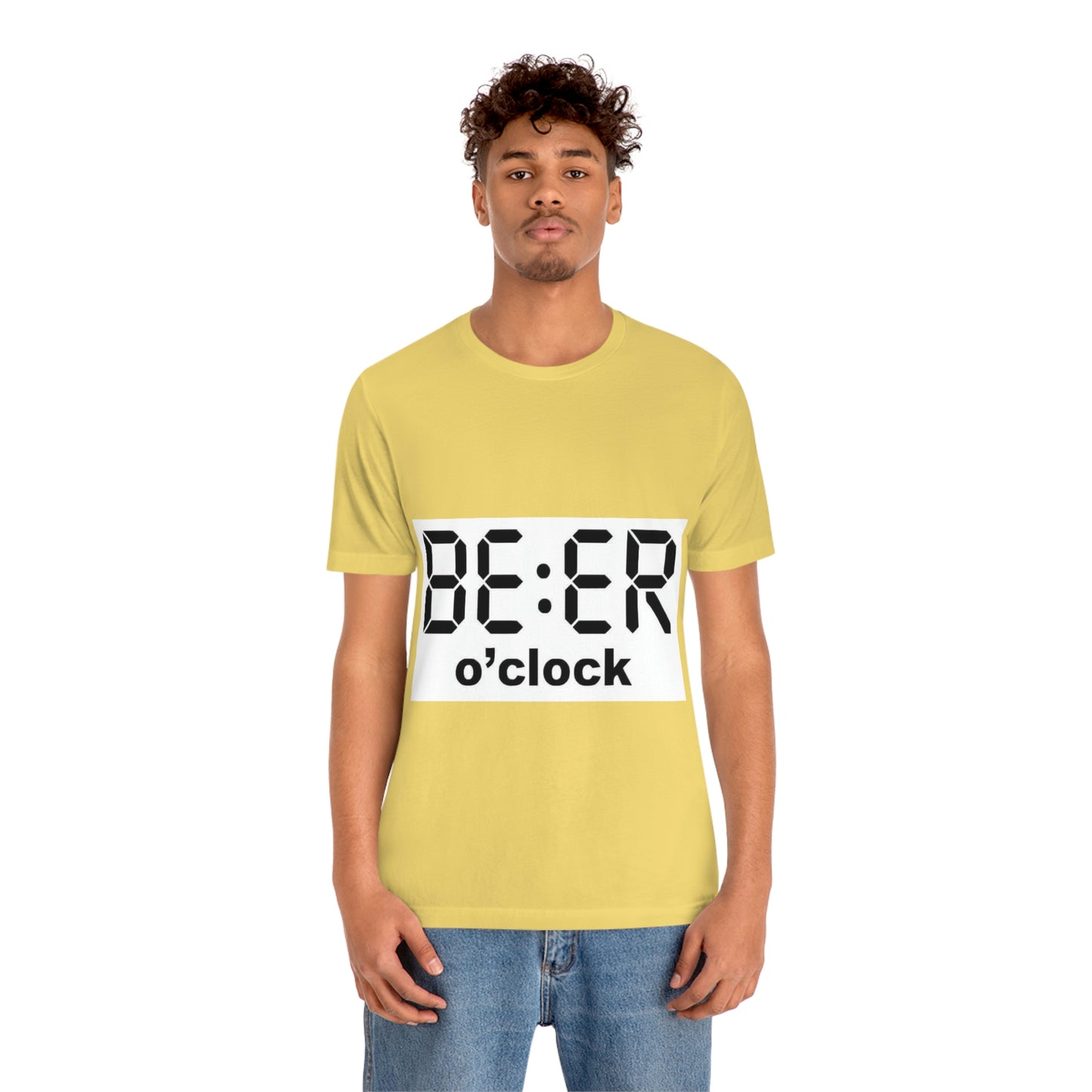 Beer O' Clock, , Unisex Jersey Short Sleeve Tee