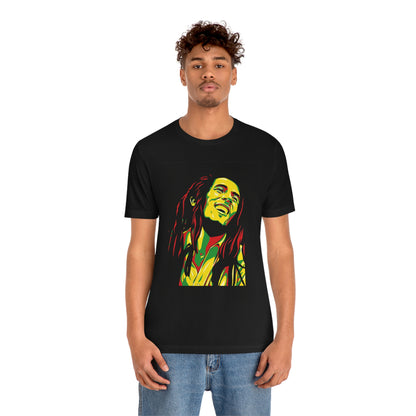 Raggae Music Legend , Unisex Jersey Short Sleeve Tee