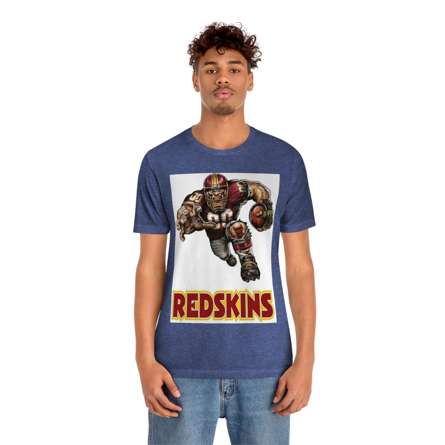 Redskins Football Sports Team Jersey Short Sleeve Tee