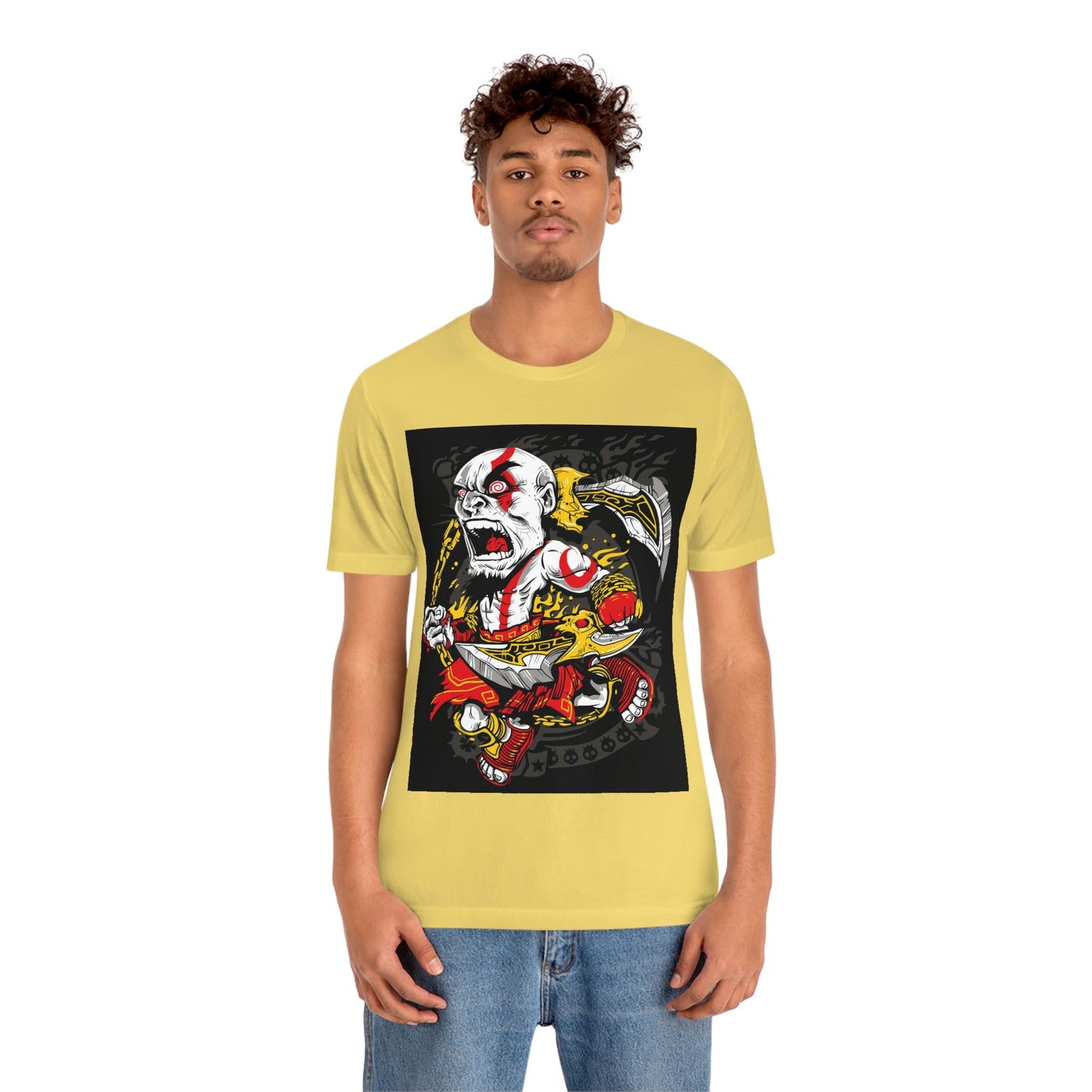 Samurai Warrior, Unisex Jersey Short Sleeve Tee