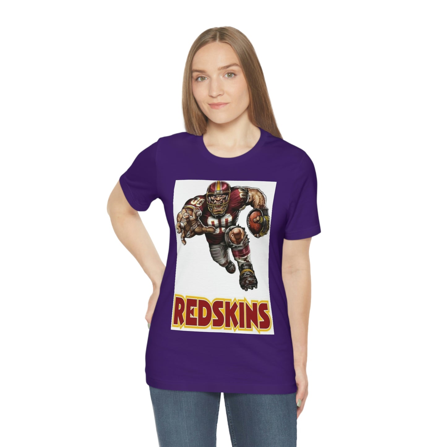 Redskins Football Sports Team Jersey Short Sleeve Tee