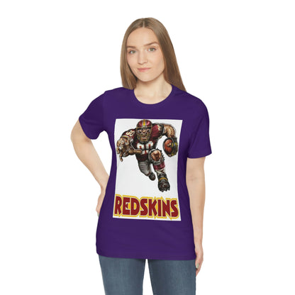 Redskins Football Sports Team Jersey Short Sleeve Tee