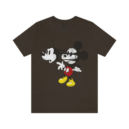 Losing Face Mickey, Unisex Jersey Short Sleeve Tee