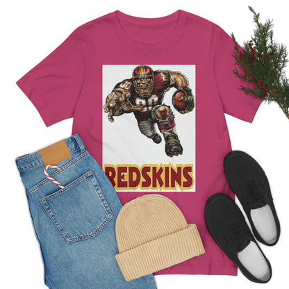 Redskins Football Sports Team Jersey Short Sleeve Tee