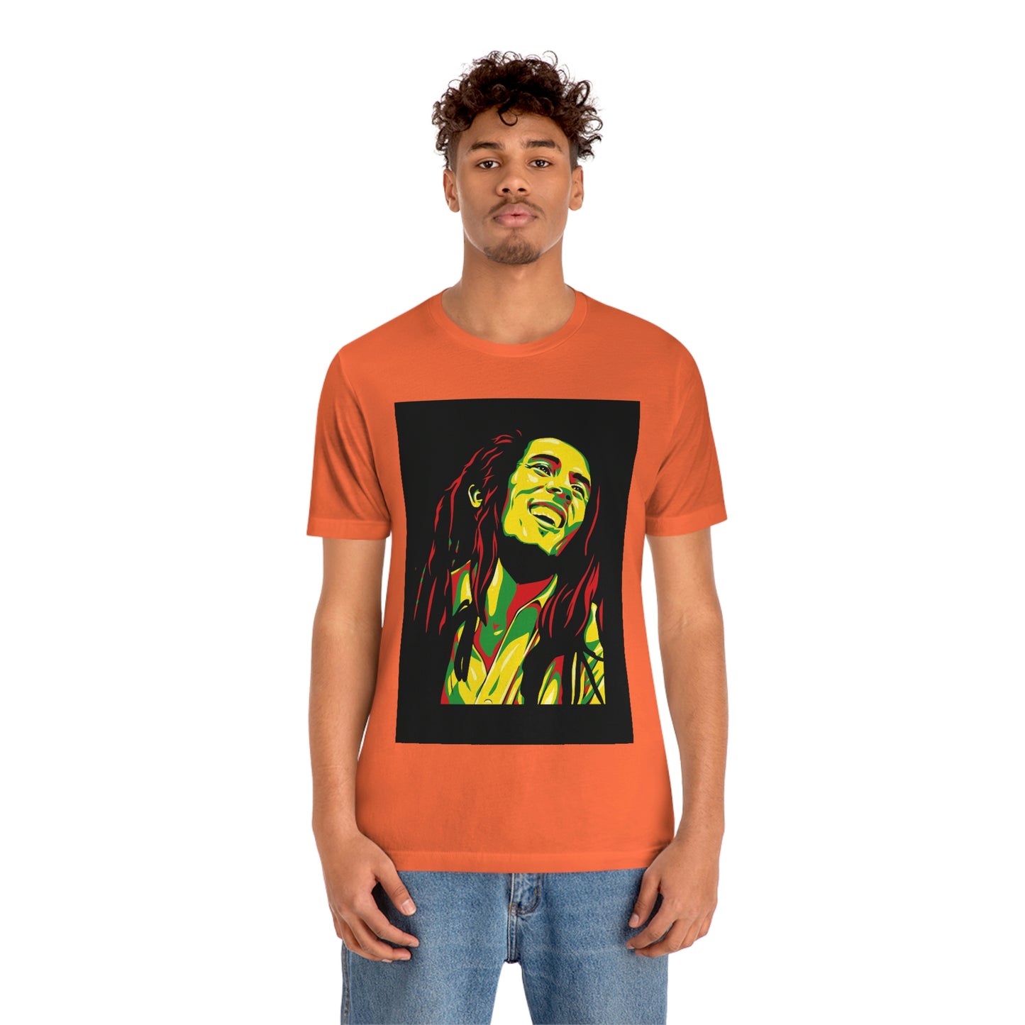 Raggae Music Legend , Unisex Jersey Short Sleeve Tee