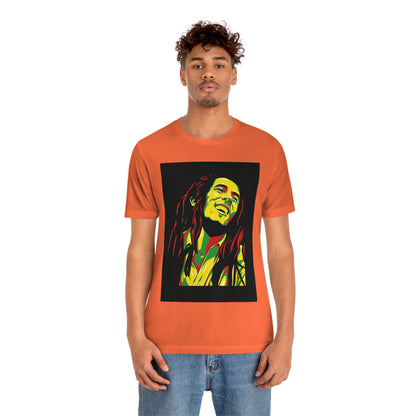 Raggae Music Legend , Unisex Jersey Short Sleeve Tee