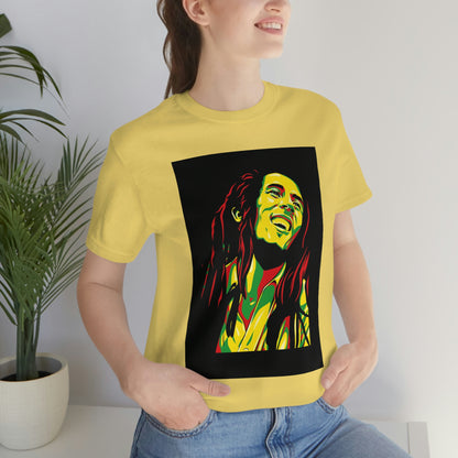 Raggae Music Legend , Unisex Jersey Short Sleeve Tee