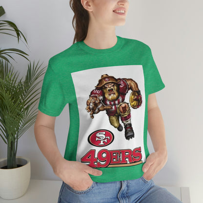 California 49ers Football Sports Team Jersey Short Sleeve Tee