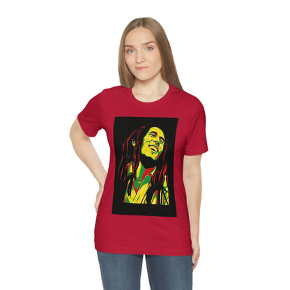 Raggae Music Legend , Unisex Jersey Short Sleeve Tee