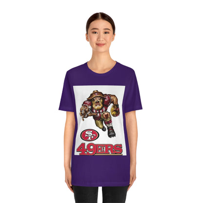 California 49ers Football Sports Team Jersey Short Sleeve Tee