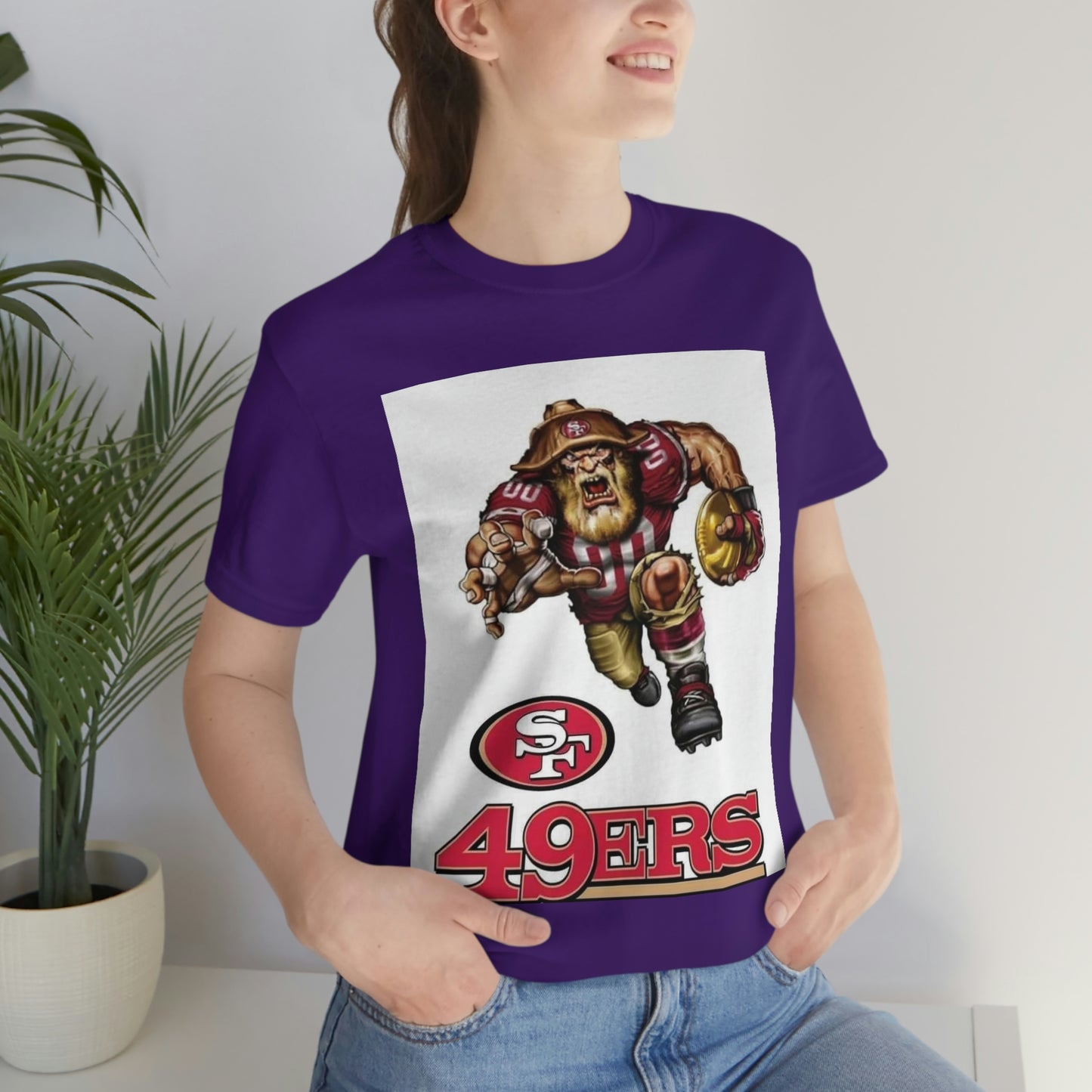 California 49ers Football Sports Team Jersey Short Sleeve Tee