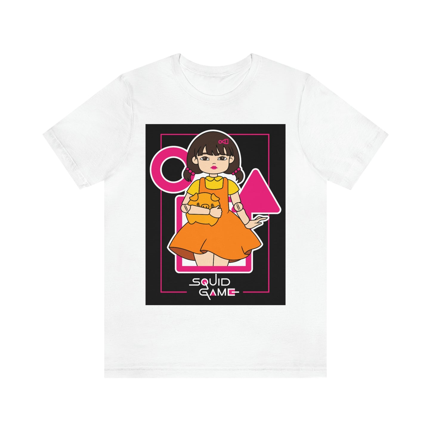 Quid Game Girl, It Cover Unisex Jersey Short Sleeve Tee