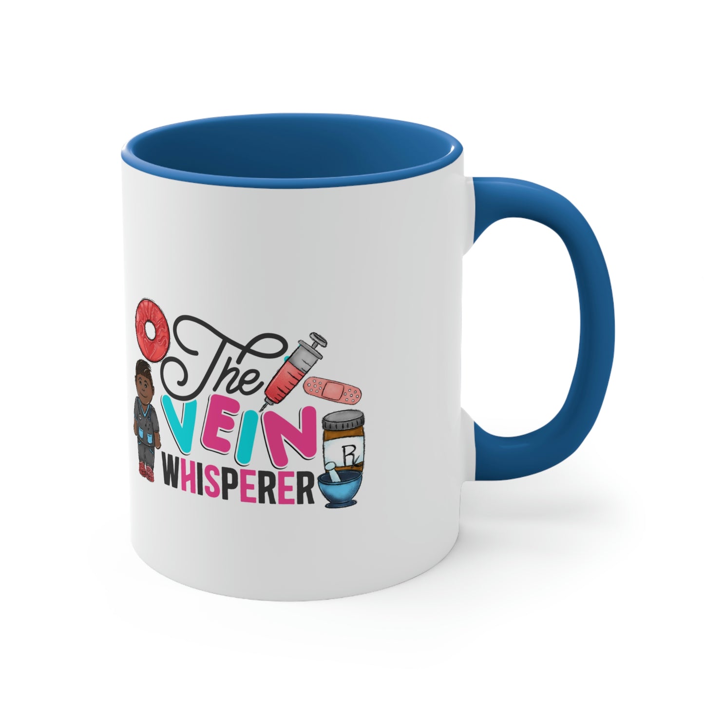 Nurse, Rn, Male 2, The Vein Whisperer, Coffee Mug, 11oz