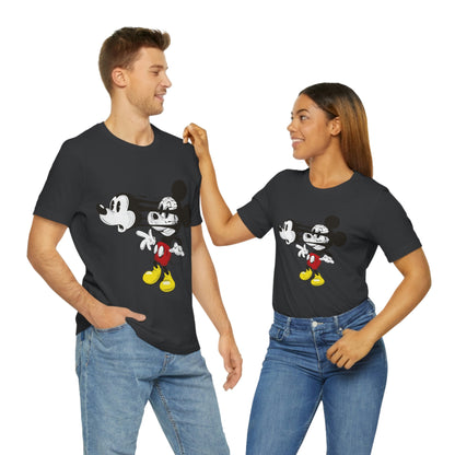 Losing Face Mickey, Unisex Jersey Short Sleeve Tee