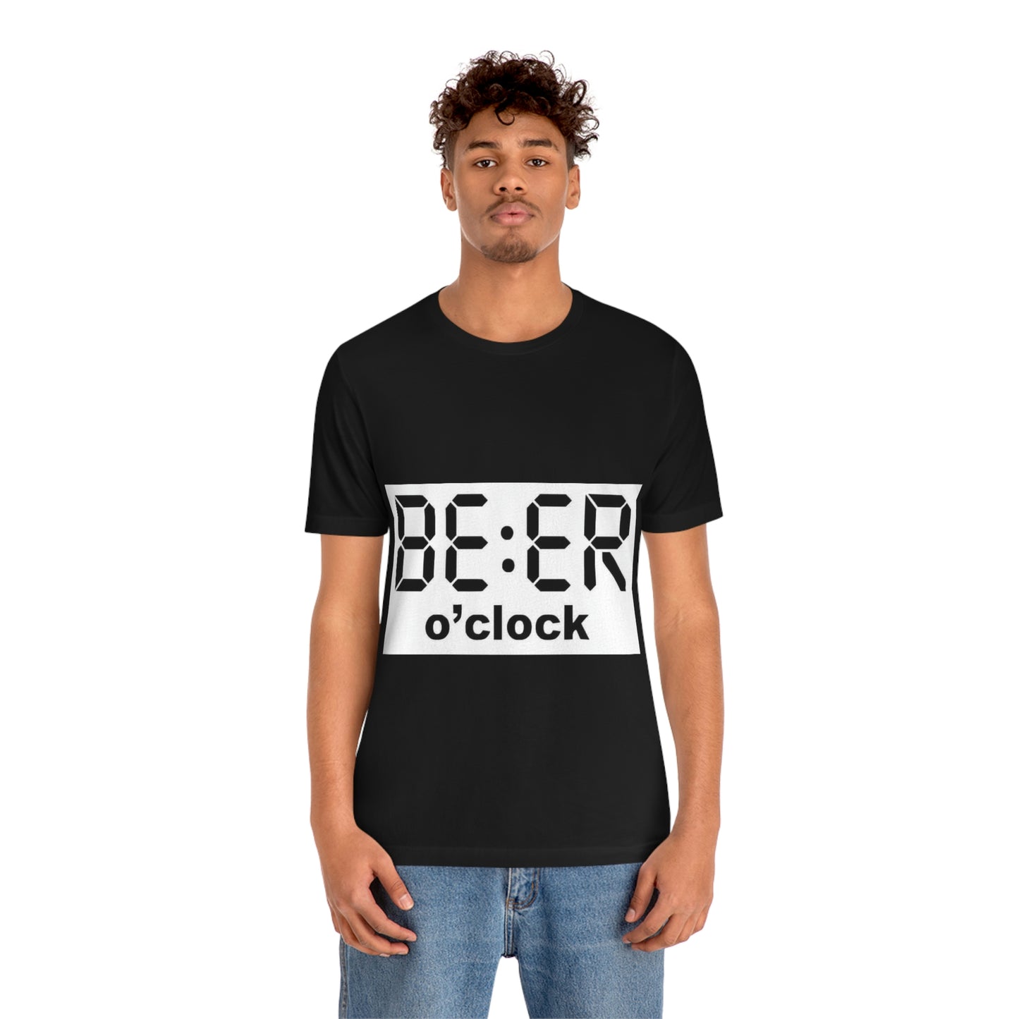 Beer O' Clock, , Unisex Jersey Short Sleeve Tee