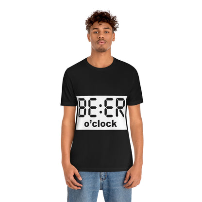 Beer O' Clock, , Unisex Jersey Short Sleeve Tee