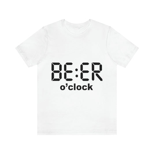 Beer O' Clock, , Unisex Jersey Short Sleeve Tee