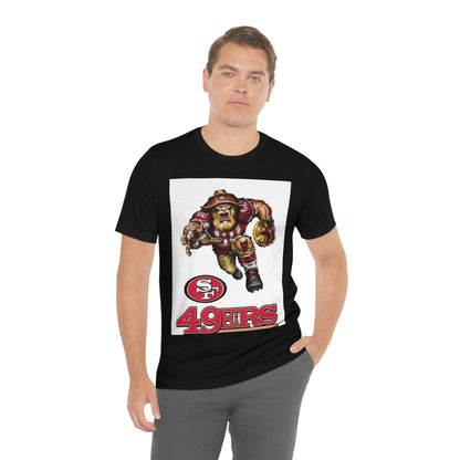 California 49ers Football Sports Team Jersey Short Sleeve Tee