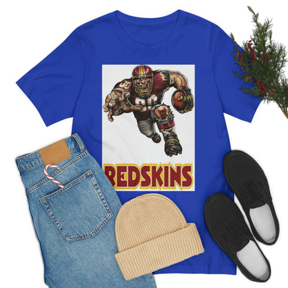 Redskins Football Sports Team Jersey Short Sleeve Tee