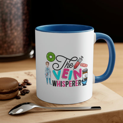 Nurse, Rn, Male 3, The Vein Whisperer, Coffee Mug, 11oz