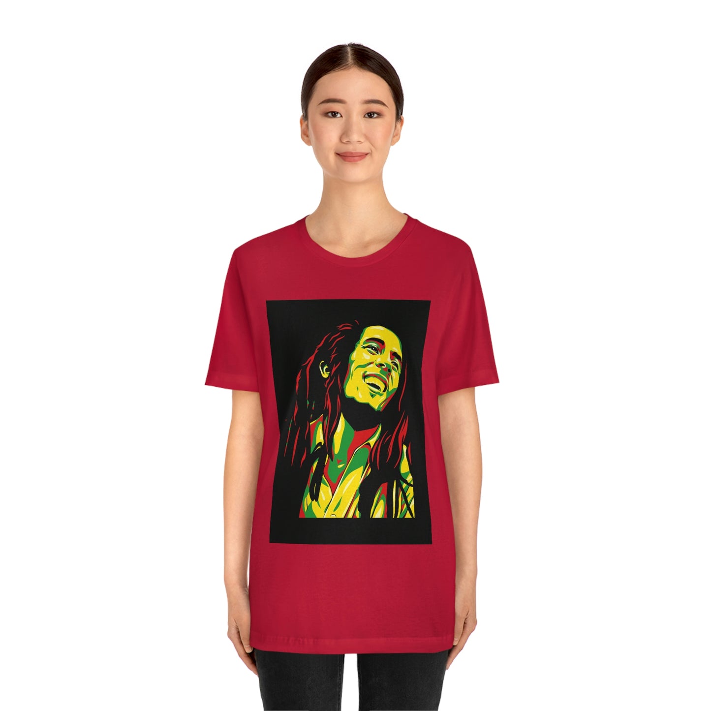 Raggae Music Legend , Unisex Jersey Short Sleeve Tee