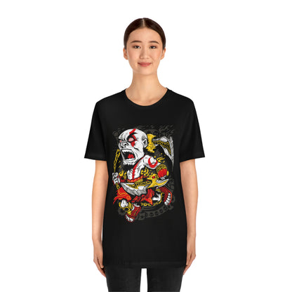 Samurai Warrior, Unisex Jersey Short Sleeve Tee