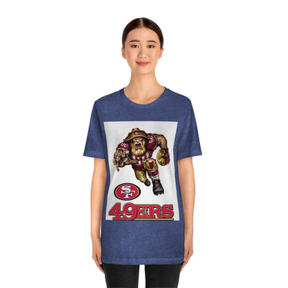 California 49ers Football Sports Team Jersey Short Sleeve Tee