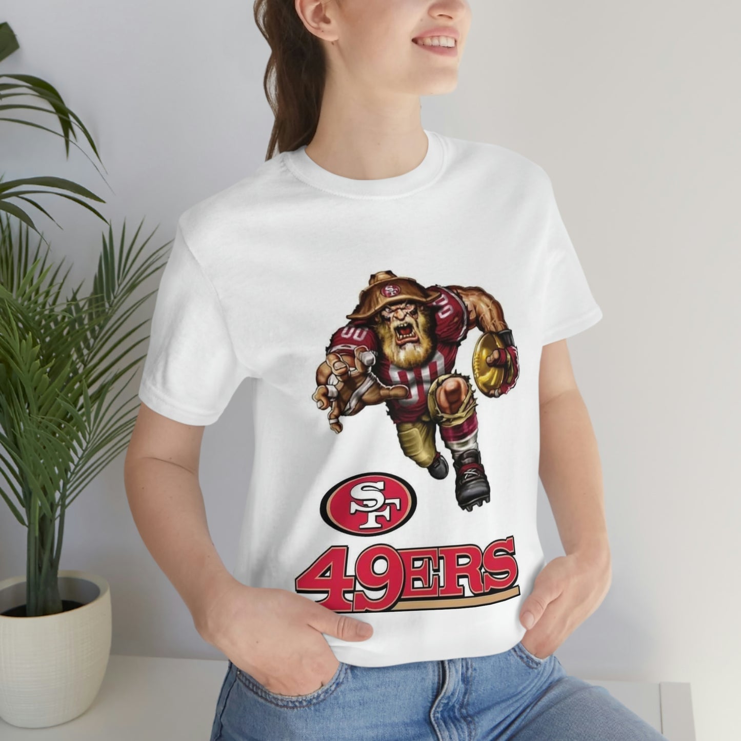 California 49ers Football Sports Team Jersey Short Sleeve Tee