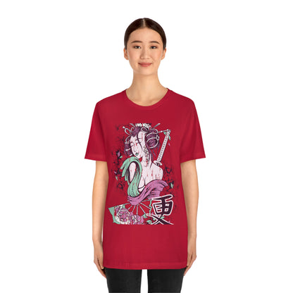 Geisha Girl, Unisex Jersey Short Sleeve Tee