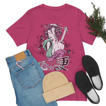 Geisha Girl, Unisex Jersey Short Sleeve Tee