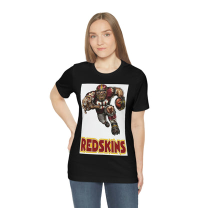 Redskins Football Sports Team Jersey Short Sleeve Tee