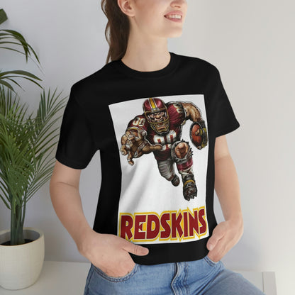 Redskins Football Sports Team Jersey Short Sleeve Tee