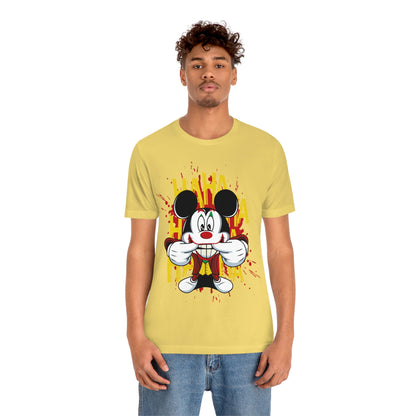 Ha Ha Ha Mickey, Unisex Jersey Short Sleeve Tee