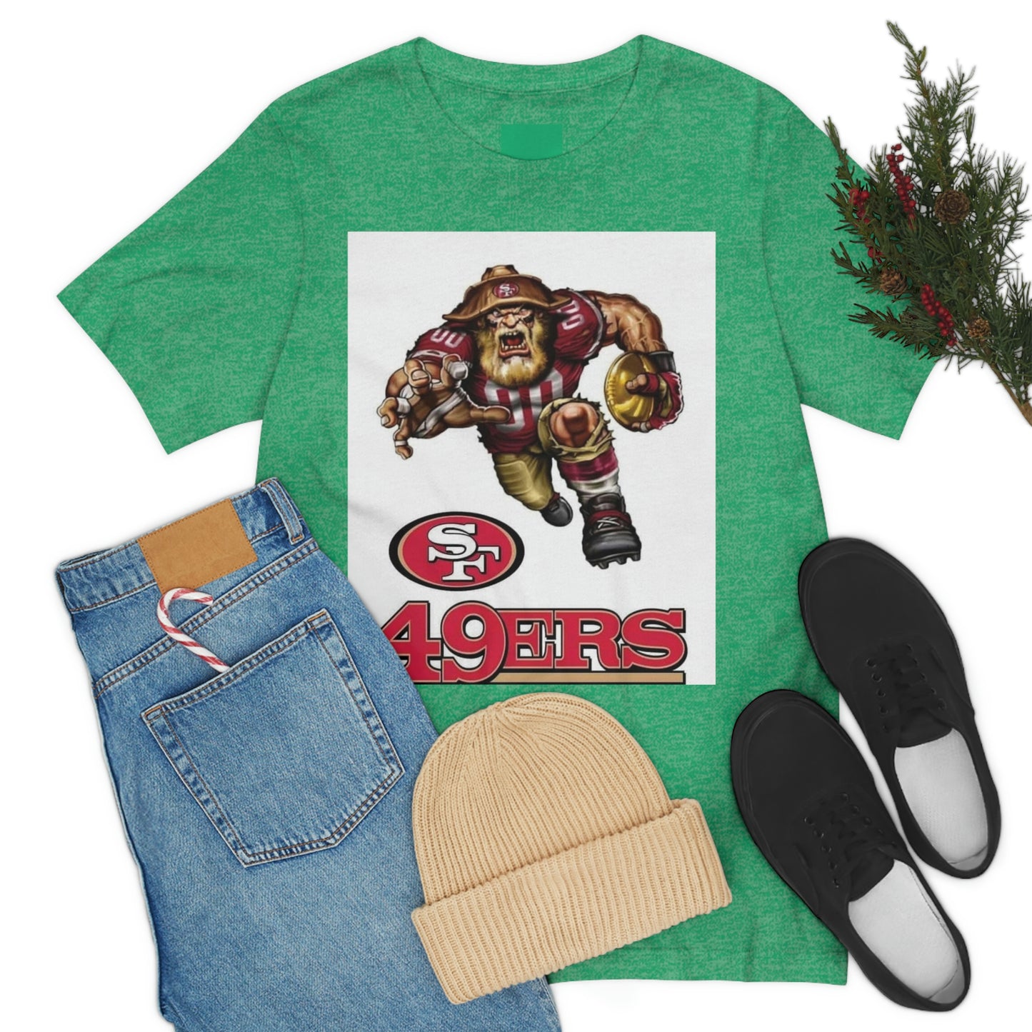 California 49ers Football Sports Team Jersey Short Sleeve Tee