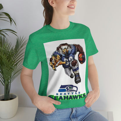 Seattle Football Sports Team Jersey Short Sleeve Tee