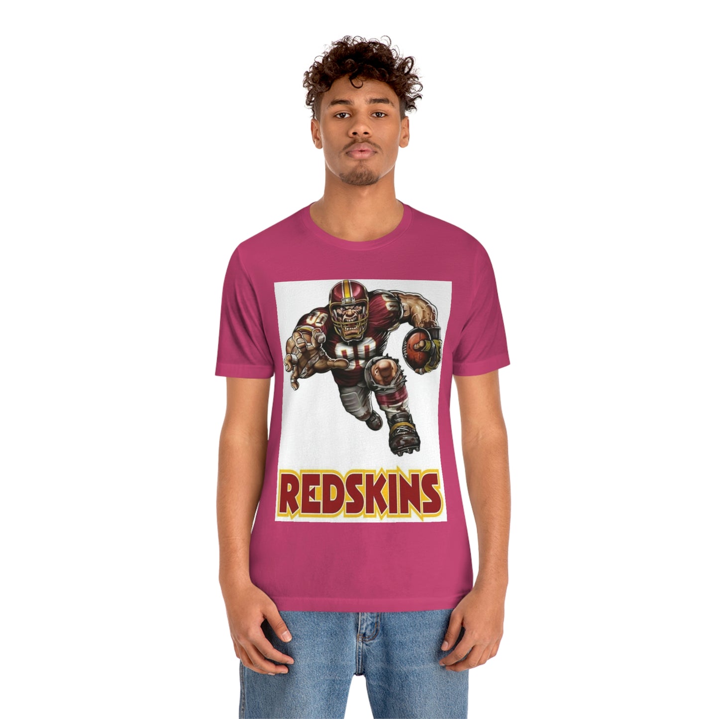 Redskins Football Sports Team Jersey Short Sleeve Tee