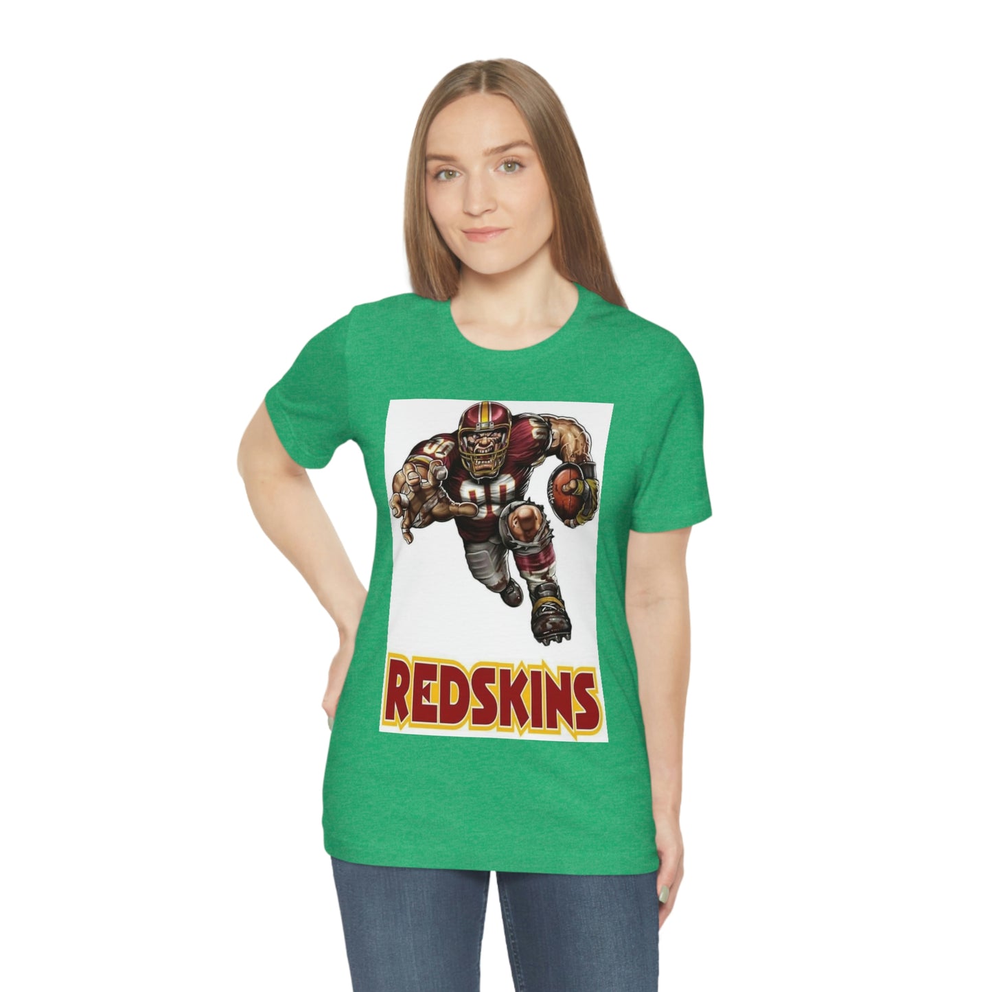 Redskins Football Sports Team Jersey Short Sleeve Tee