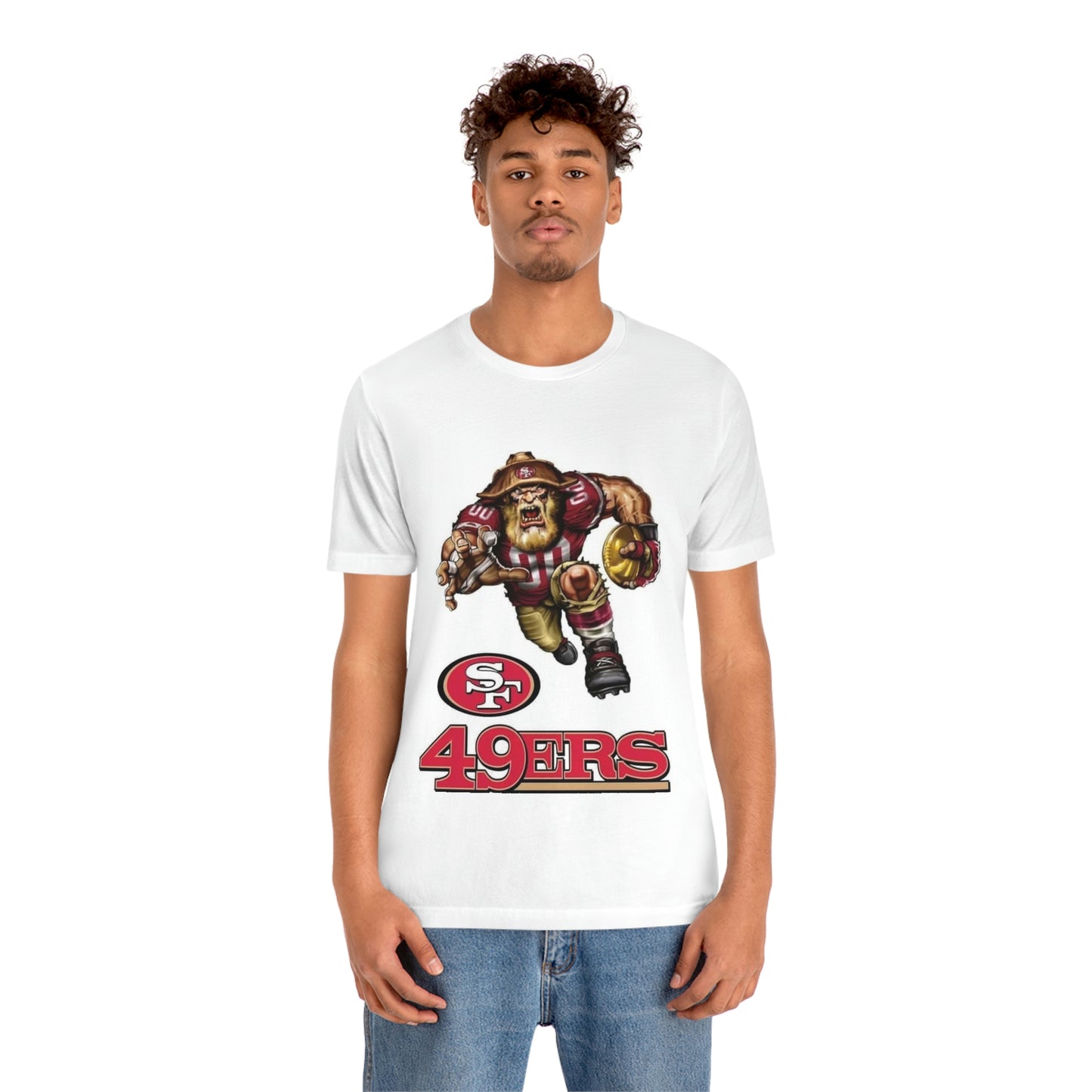 California 49ers Football Sports Team Jersey Short Sleeve Tee