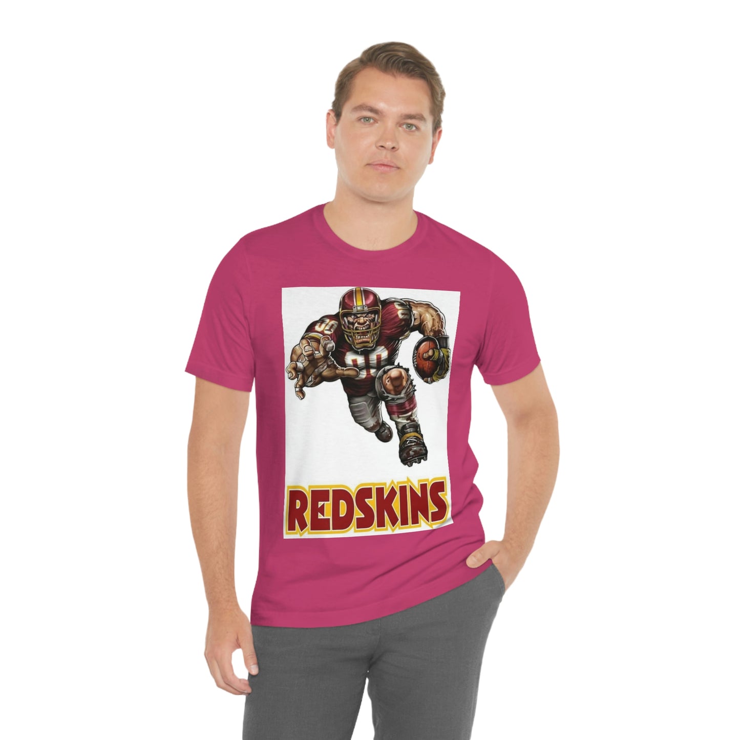 Redskins Football Sports Team Jersey Short Sleeve Tee