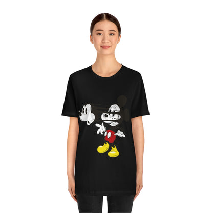 Losing Face Mickey, Unisex Jersey Short Sleeve Tee