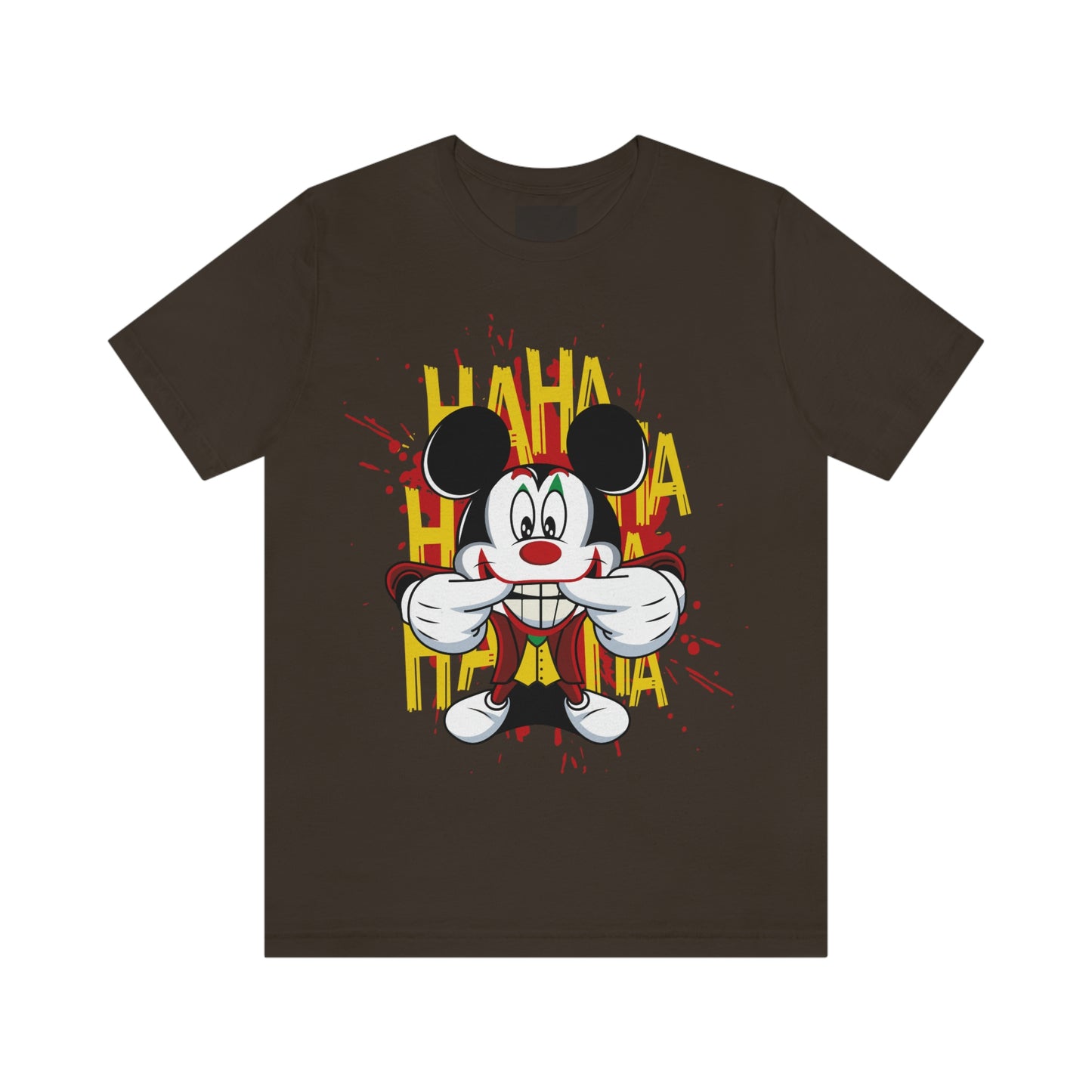 Ha Ha Ha Mickey, Unisex Jersey Short Sleeve Tee