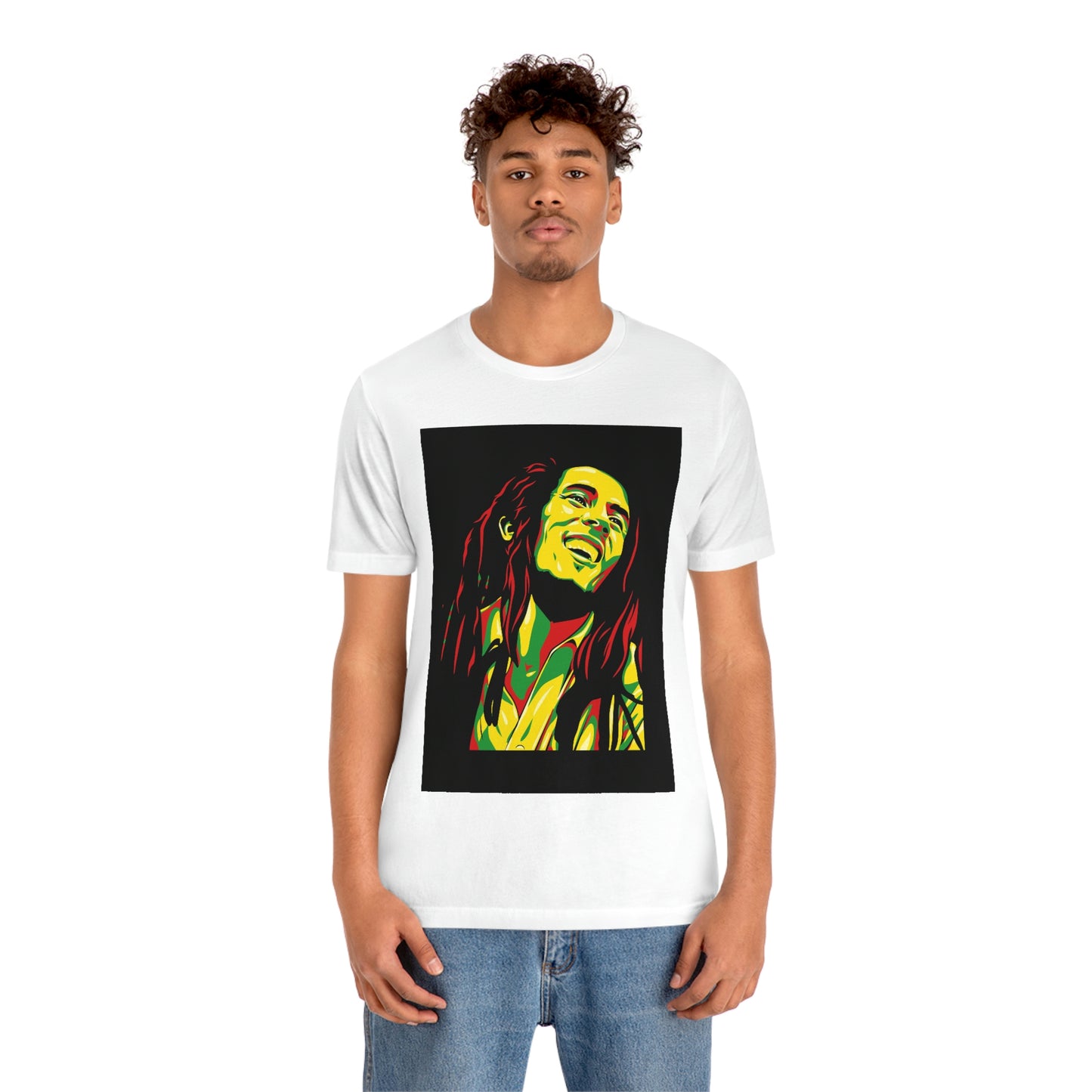 Raggae Music Legend , Unisex Jersey Short Sleeve Tee