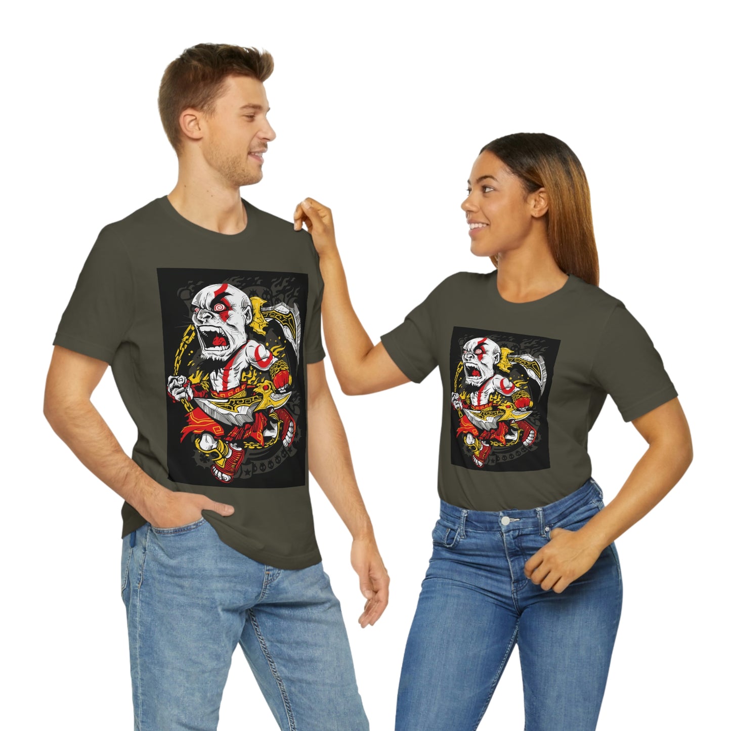 Samurai Warrior, Unisex Jersey Short Sleeve Tee