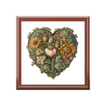 Intricate Hearts by Heron Lake Print 6 Jewelry Box