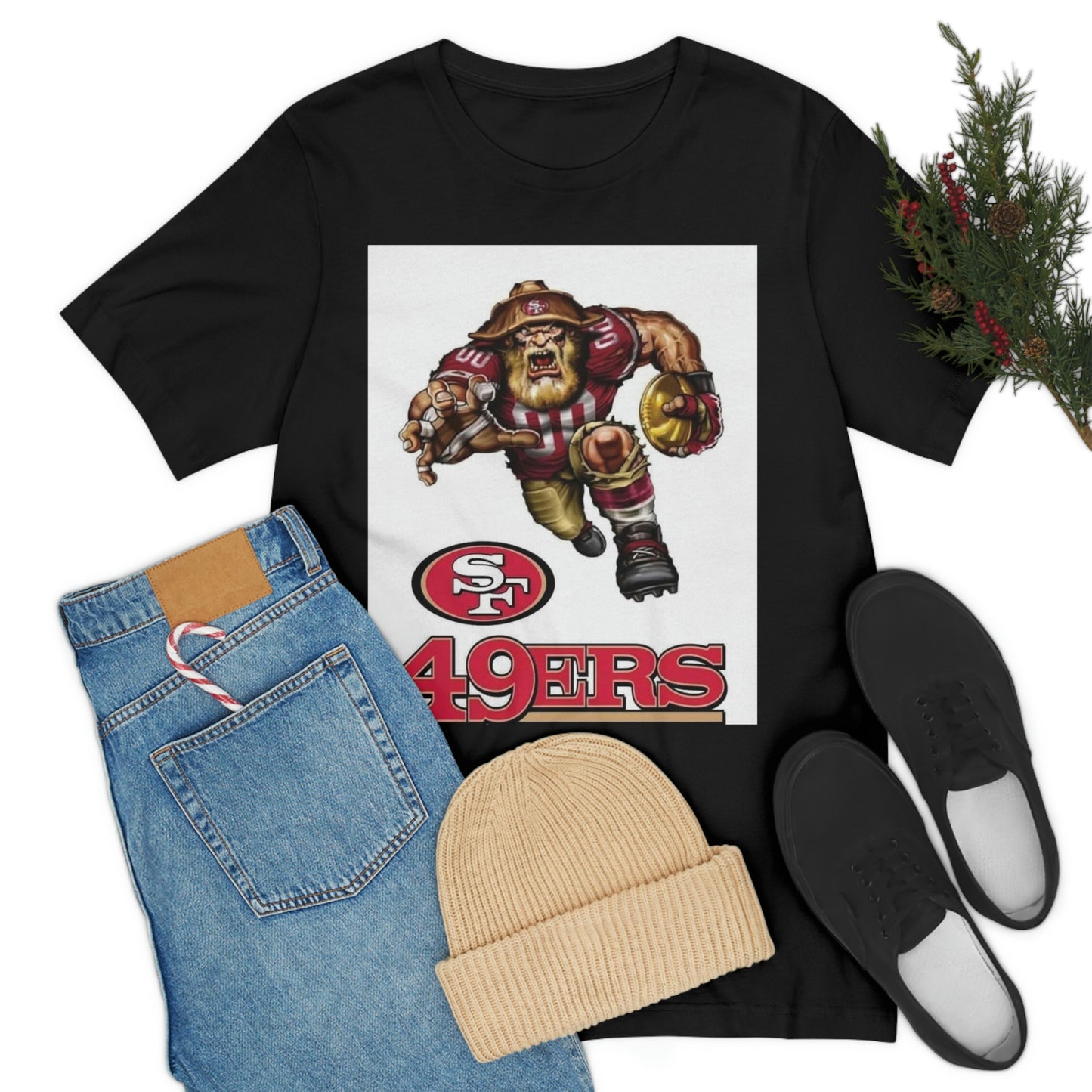 California 49ers Football Sports Team Jersey Short Sleeve Tee