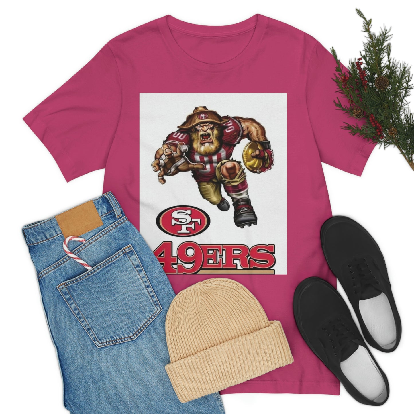 California 49ers Football Sports Team Jersey Short Sleeve Tee