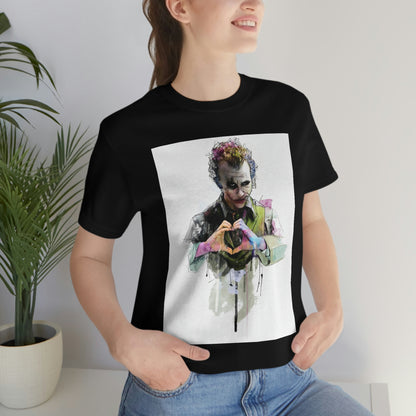 Man Who Stole Our Hearts, Joker Unisex Jersey Short Sleeve Tee