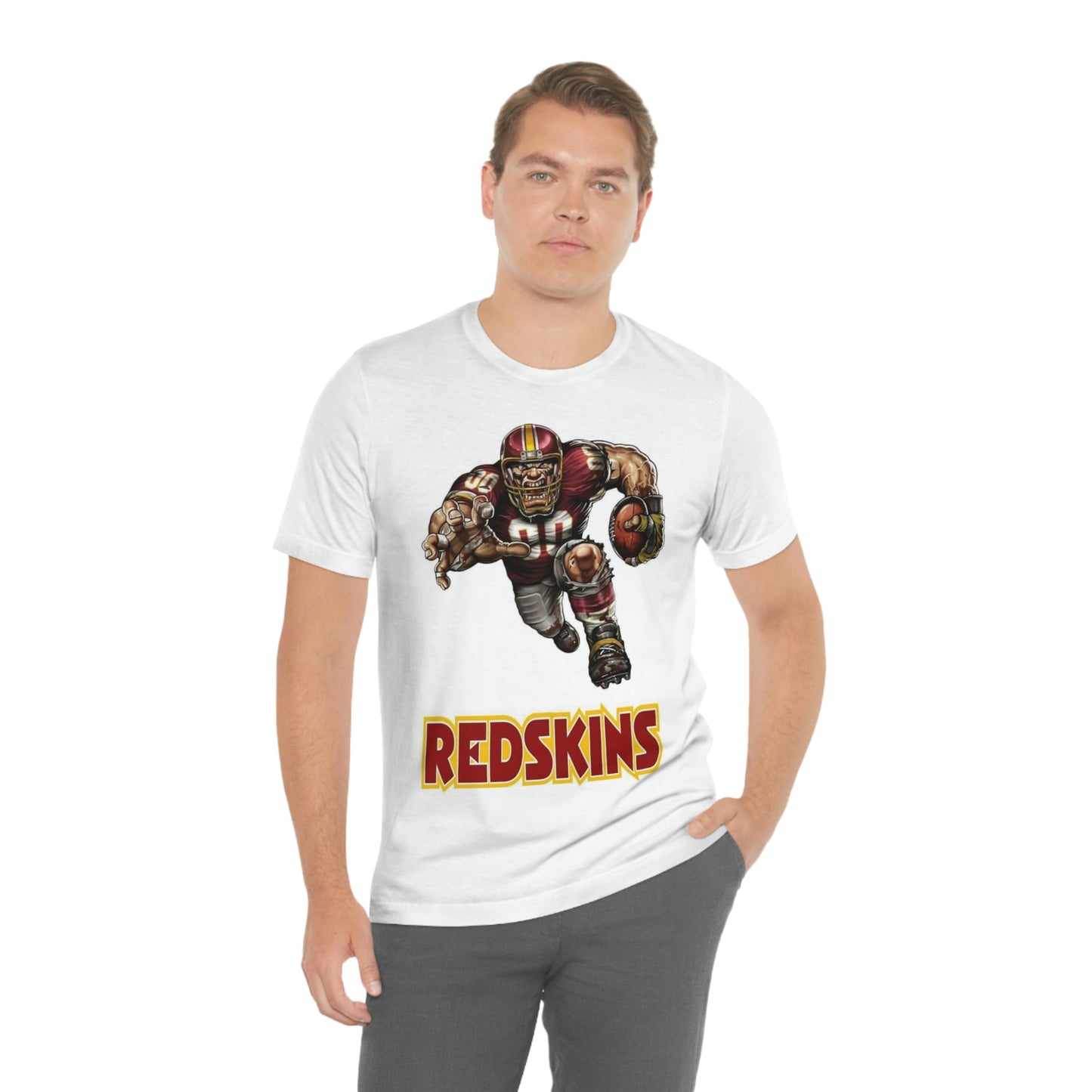 Redskins Football Sports Team Jersey Short Sleeve Tee