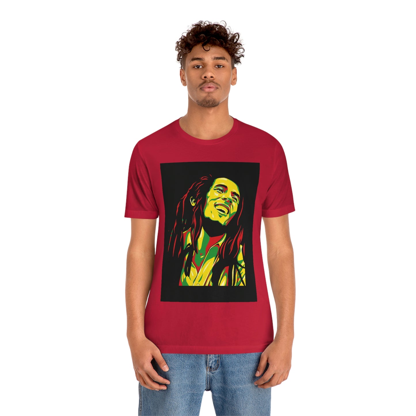 Raggae Music Legend , Unisex Jersey Short Sleeve Tee